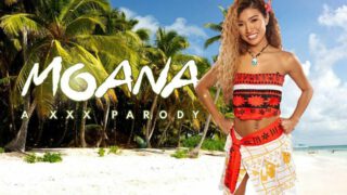 Asian Babe Clara Trinity As MOANA Is Wet Like The Ocean VR Porn