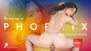 FuckPassVR – Seductive brunette Scarlett Alexis spoils you by letting you fuck and cum deep inside her asshole