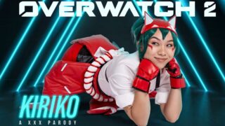VRCosplayX Kimmy Kim As OVERWATCH 2 KIRIKO Offers Her Tiny Pussy As Compensation For A Mistake