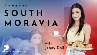 FuckPassVR – Petite brunette Jenny Doll is eager to feel your throbbing big cock inside her tight Czech pussy VR Porn